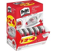 Rouleau correcteur Pritt Compact Flex 4,2 mm x 10 m 16 pièces dans un présentoir en carton
