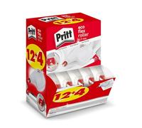 Pritt Correcteur ECO Flex – application latérale, pointe flexible, 4,2mm × 10m, set de 16 rouleaux