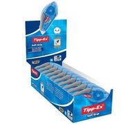 Rouleau correcteur - TIPP-EX - Lot de 10 - Bleu - Soft Grip - Bande 4,2 mm x 10 m - Réécriture immédiate
