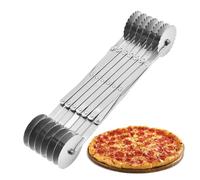 Rouleau coupe-pâtes - Séparateur de gâteau réglable, outil de découpe de gâteau à pizza | Roulette à pizza réglable avec poignée, séparateur de pâte en acier inoxydable, séparateur de gâteau, gâteau