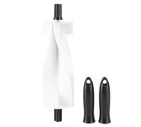 Rouleau Coupeur de Croissants, Couverts de Croissant de Plastiques Outil de Fabrication de Pâtisserie de Pâte avec la Poignée en Bois pour des Croissants Faits Maison en Quelques Minutes