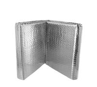 Rouleau d’Isolation en Aluminium 1 feuille isolante for radiateur 5 m x 60 cm, d'aluminium double face, film isolant thermique en mousse, décoration intérieure(Without stickers)