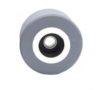 Rouleau d'alimentation lisse 48 x 8 x 25 mm Roue de presse en caoutchouc avec roulement pour machine de bande de bord industrielle Pièce de rechange