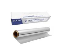 Rouleau d'Aluminium Alimentaire 33cm x 200M avec Boîte Distributrice - D-Work