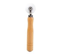 Rouleau d'angle et couture de Tradeunderlay pour papier peint - outil de lissage avec rouleau de pom et poignée en bois massif pour appuyer des joints de papier peint, des coins