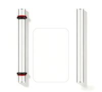 Rouleau d'argile Acrylique, Rouleau d'Argile Acrylique avec Plaque Rectangulaire outils de haute qualité pour étaler, modeler et transformer la pâte polymère, pour débutants et professionnels, faciles