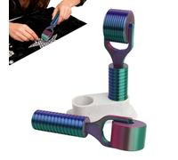 Rouleau d'art en pierres précieuses - Impression 3D - Poignée facile - Rouleau amovible - Outils pour peinture strass - Pour enfants et adultes - Pour pressage sur toile, broderie, artisanat et