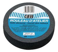 Rouleau D'Atelier Toile Abrasive Grain 100 En Rouleau De 38mmx25m En Boîte Dévidoir