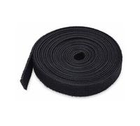 StarTech.COM Rouleau de Bande Auto-Agrippante de 22,8m, Largeur 1,27cm, Noir, Attaches Réutilisables, Bandes Ajustables