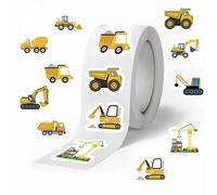 Rouleau D'autocollants Graffiti Pour Véhicule D'ingénierie,Pelle,Camion,Valise De Guitare,Étanche,Jouet Pour Enfants,Cadeaux,500 Pièces/Rouleau, Bricolage - Type 500pcs