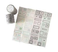 Rouleau d'autocollants Lettres créatives Autocollants décoratifs pour journaux intimes Scrapbooking et école Fournitures de bricolage Enfants Papier à lettres Autocollants