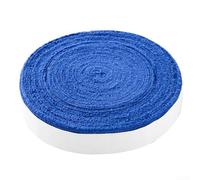 Rouleau de 10 m de ruban adhésif absorbant la transpiration pour tennis et badminton, doux au toucher pour un meilleur contrôle (bleu)