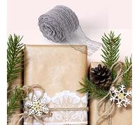 Rouleau de 10 m de ruban de dentelle décoratif pour mariage, anniversaire, artisanat, textile, vêtements, décoration de cheveux, polyester soie, tissage à la machine