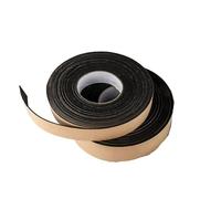 Rouleau de 10 mètres de bande d'étanchéité plate en mousse EPDM, ruban adhésif puissant en caoutchouc, isolation anti-collision for portes, fenêtres et meubles(6x40mm x10M)