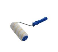 Rouleau de 180 mm en polyamide avec manche et recharges, idéal pour peindre des surfaces lisses et obtenir une finition uniforme.