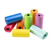Rouleau de 20 Sac à crottes pour chien Duvoplus Rainbow (x12) Multicolore 32x19 cm