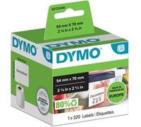 Dymo 99015 (S0722440) - (54 mm x 70 mm) - Noir sur blanc - Étiquette