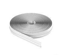 Rouleau de 4 m de bande d'étanchéité pour fenêtre coulissante avec fond détachable et construction triple couche en TPE pour améliorer l'isolation et maintenir un fonctionnement fluide (blanc)