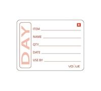 Conservation des aliments Vogue Rouleau de 500 étiquettes pour produits préparés