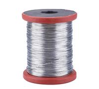 Rouleau de 500 G de Fil de Fer en Acier Inoxydable pour L'apiculture, Outil de Fondation pour Cadres de Ruche, Fil Crème pour Combiner des Cadres de Miel avec une Base en (fil de