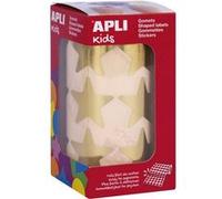 Rouleau de 708 gommettes étoiles dorées 33mm Apli Kids