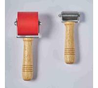 Rouleau de bande de chant en bois avec système de roulement double, roue en acier inoxydable et poignée ergonomique en acier inoxydable (A)