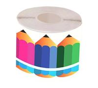 Rouleau de bordure crayon de 18 m pour tableau d'affichage, décoration de tableau noir, accessoires scolaires, étanche, multifonction, 6,9 cm de large, style B