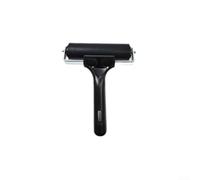 Rouleau de brayer en caoutchouc souple pour projets d'estampage et de gravure, comprend des tailles de 60 à 200 mm, poignée confortable pour le scrapbooking et les travaux manuels en papier (100 mm)