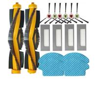 Rouleau De Brosse Robotique De Remplacement, Compatible Avec Ecovacs, Debot, DE55, DE53, DE35(Set17)