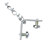 Rouleau de câble profilé d'angle - Pour fer d'angle - Force de traction stable et grande capacité de charge - Suspension de câble métallique pour construction, atelier et industrie
