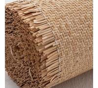 Rouleau de Cannage Rotin Naturel pour Vannerie, 75cm de Largeur Sangle Cannage Rouleau pour Chaise Meuble, Toile Tissu en Rotin à Maille Ouverte pour Projets de Cannage Bricolage Armoire Plafond Lit(4