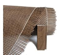 Rouleau de Cannage Rotin Plastique, 60cm de Largeur Cannage Rouleau Synthétique pour Chaise Meuble, Rouleaux Tissu en Rotin pour Canage pour Bricolage Armoire Plafond Lit Brun Foncé(45x100cm)