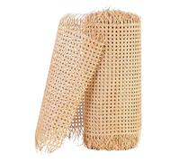 Rouleau de Cannage Toile en Rotin,Sangle de Canne en Rotin Bambou Naturel,Canne pré-tissée Tissu en Rotin à Maille Ouverte,Rouleau de Sangle pour Chaise Armoire Plafond Meuble Fournitures Bricolage (