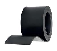 Rouleau de Caoutchouc SBR - Feuille 10cm x 1m, Épaisseur 2mm - Pour Revêtement de Sol, Protection, Antidérapant, Dalles PVC Garage