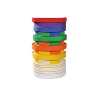 Rouleau de ceinture - CDR - 50 m - Blanc / Jaune - 100% coton - Judo 50