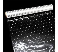 Rouleau Cellophane, 30m*40cm Papier Cellophane Transparent Papier Emballage Fleuriste, Film Cellophane Transparent pour Papier Cadeau Transparent Fleur Emballage Fleuriste