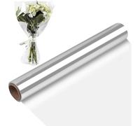 Rouleau De Cellophane Transparent, 40cm X 30m Cellophane Emballage, Papier Transparent Fleuriste, Emballages Papier Pour Cadeaux, Cellophane Film Pour Fleurs Paniers Cadeau Artisanat