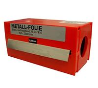 Rouleau de cerclage calibré, 2,5 m de longueur x 150 mm de large, en acier inoxydable, idéal pour le serrage et les applications dans les processus industriels.