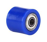Rouleau de chaîne, 8mm Universal Chain Roller Tendeur Poulie Roue Guide Chaîne Pignon pour Moto Dirt Bike Enduro(Bleu)