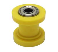 Rouleau de chaîne coulissant 8 mm 10 mm, tendeur de roue, guide for mini-moto tout-terrain Kayo T2 T4 T4L Complet(10mm Yellow)