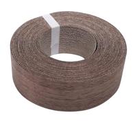 Rouleau de chant thermocollant, 1,6 cm x 15 m, placage bois, pour projets de bricolage, ébénisterie et meubles, noyer noir