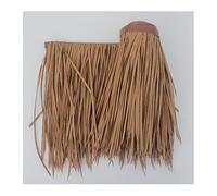 Rouleau De Chaume De Palme en Plastique PE Tuile De Toit en Paille De Palmier Mexicain Synthétique Rouleaux De Chaume De Palmier, 50 Cm De Large Ignifuge Tiki(Yellow d,0.5x15m/1.64X49.2ft)