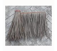 Rouleau De Chaume De Palmier Faux Chaume Artificiel Chapeau Plastique Pavillon Fourrure Toit Maison Bois Ferme Décoration Toit Faux Paille Fourrure Gazon Toit(Yellow c,0.5x2m/1.64X6.56ft)