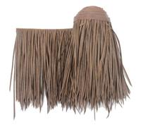 Rouleau De Chaume De Palmier Faux Chaume Simulation Tuile De Chaume Protection De L’Environnement PE Plastique Ignifuge Paille Chaume Maison Toit Cheveux Herbe Cave Fe, Yellow E, 0.5x10m/1.64X32.8ft