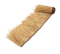 Rouleau De Chaume De Palmier Rouleaux De Chaume Synthétiques Toit De Paille De Style Mexicain Toits De Chaume Herbe Aveugle De Canard Pour Jardin Patio Parapluie(Yellow a,0.5x2m/1.64X6.56ft)