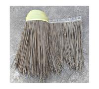 Rouleau De Chaume De Palmier Simulation De Chaume Tuile De Chaume Protection PE Plastique Ignifuge Paille Toit De Maison De Chaume Décoration(Yellow g,0.5x1m/1.64X3.28ft)