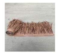 Rouleau De Chaume De Palmier Tuile De Chaume Tuile en Plastique De Chaume Artificielle pour Parc Bord De Mer Décoration De Lieu Pittoresque Toit De Paille Avant-Toit Décoratio(Yellow e,0.5x4m)