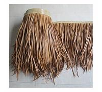 Rouleau de Chaume Toit de Paille 0.5x1m Tuile de Chaume de Palmier Fausse Paille Panneau Anti-âge Ignifuge pour Extérieur Tiki Bar Pavilion Jardin Décoration de Ferm (Color : Yellow e, Size : 0.5x10