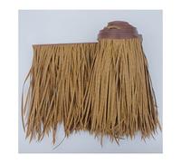 Rouleau De Chaume Toit De Paille 0.5x1m Tuile De Chaume De Palmier Fausse Paille Panneau Anti-âge Ignifuge pour Extérieur Pavilion Jardin Décoration De Ferme(Yellow e,0.5x15m/1.64X49.2ft)