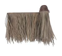 Rouleau De Chemin De Toit en Chaume Mexicain en Chaume De Palmier Artificiel, Toiture en Chaume pour Tiki Bar Hut, Installation Facile, Peut Être Recadrée(Yellow e,0.5x1m/1.64X3.28ft)